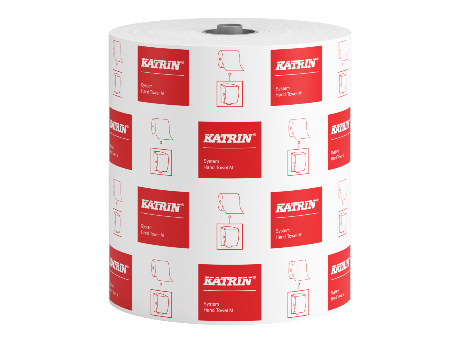 Ręcznik papierowy Katrin System 97401 Plus x6, 300m, 1-warstwowy, celuloza